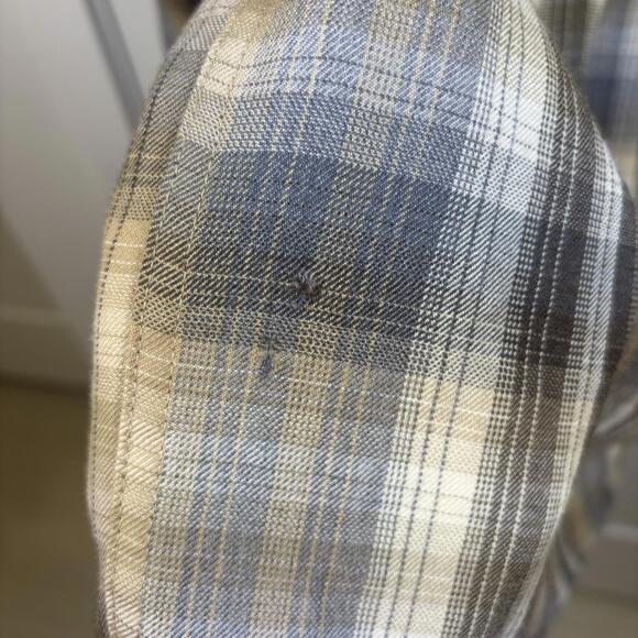 Pendleton Shirt Mens M Zephyr 100% Virgin Wool Button Down Long Sleeve Plaid - Picture 5 of 7